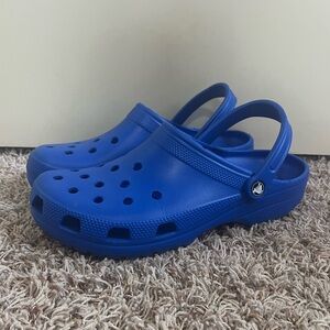CROCS Classic Blue Clogs Mens size 12 Like New!